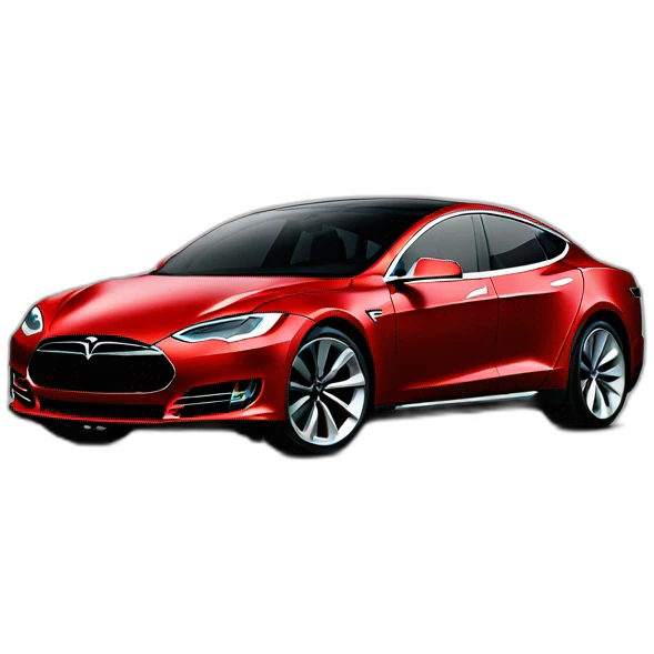 Tesla red car emoji