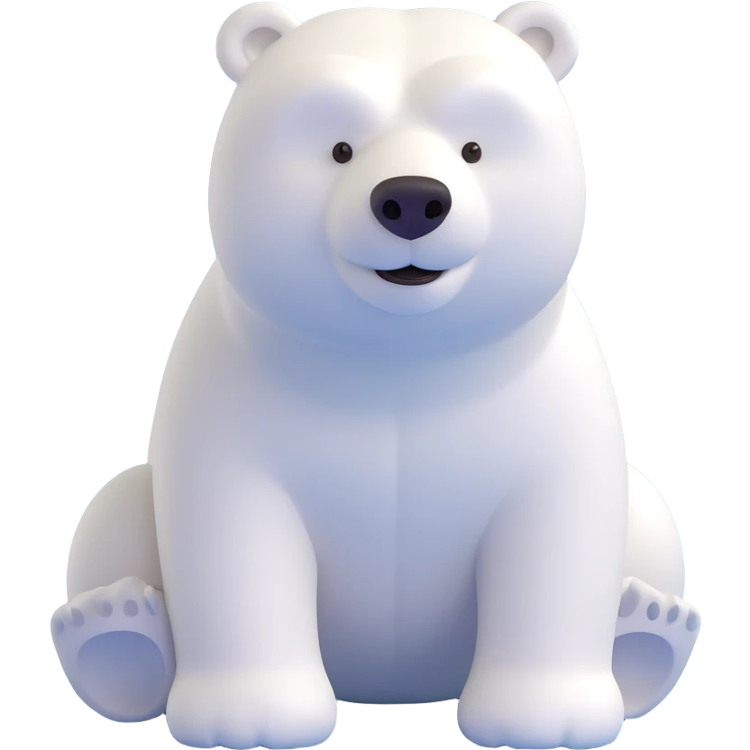 Polar bear emoji
