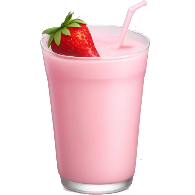 Strawberry milk emoji