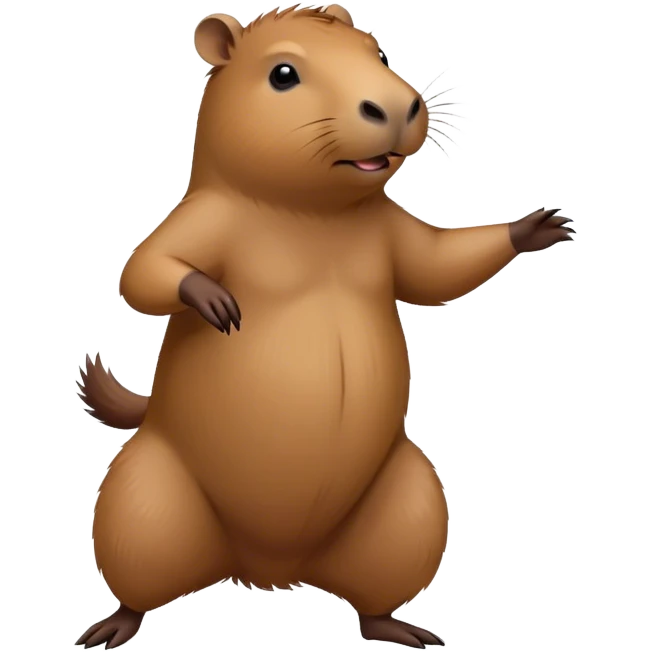 Dancing capybara  emoji