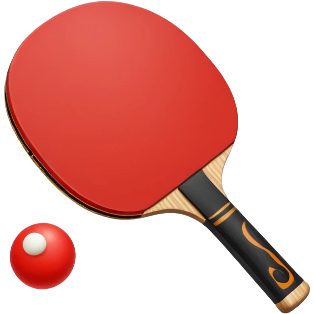 Table tennis bat emoji