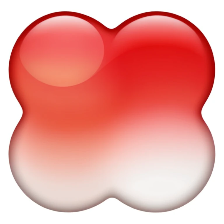 Ombre from red to white emoji