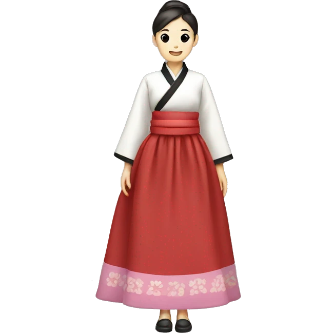 Hanbok dress only emoji