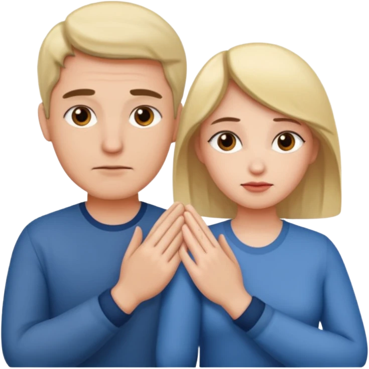 couple praying emoji