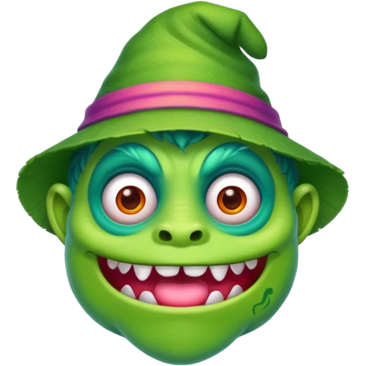 monster with hat emoji