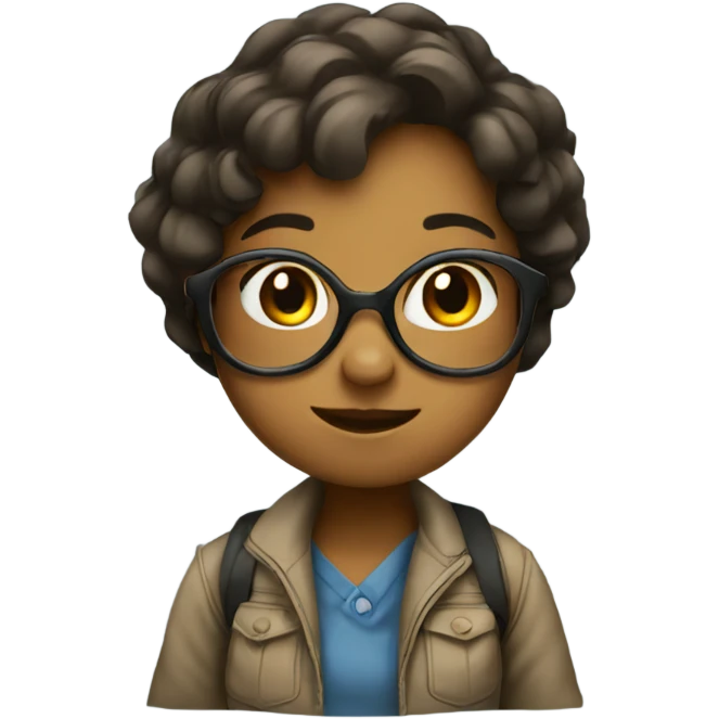Girl study math  emoji