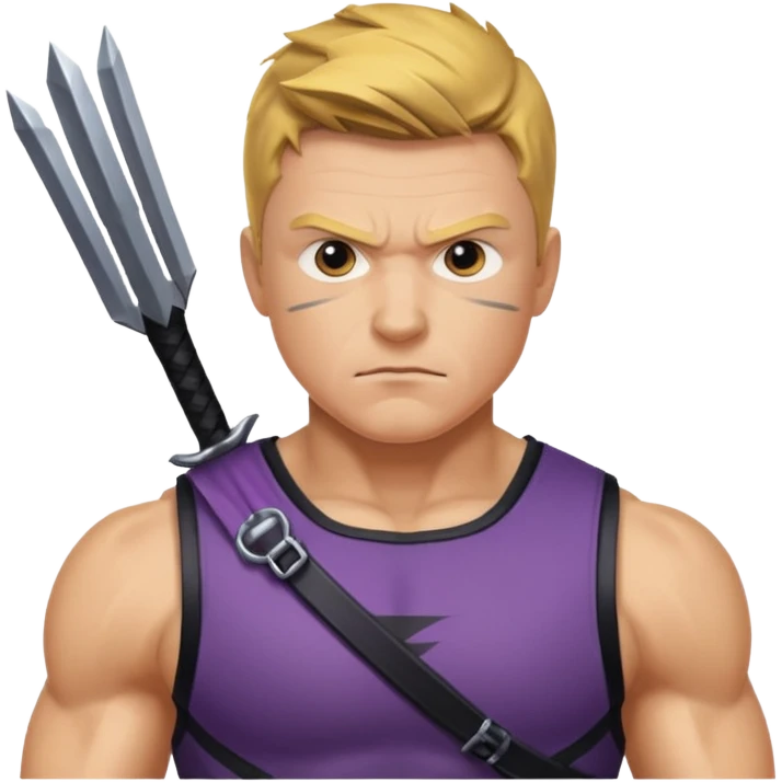 hawkeye marvel superhero headshot emoji