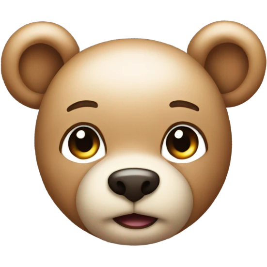 cute teddy beat emoji