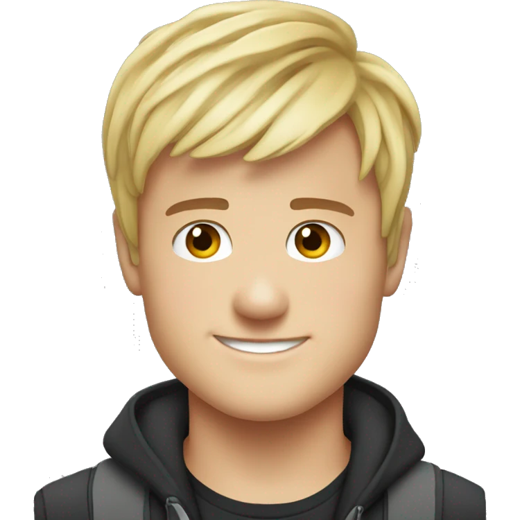Josh Hutcherson in emoji styl emoji