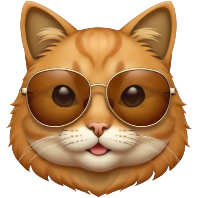 Cat wearing sunglasses emoji