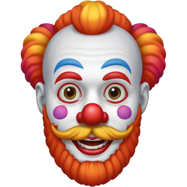 clown with beard emoji