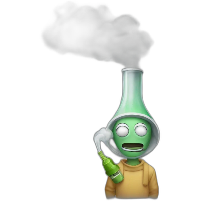 bong-man in a fog emoji