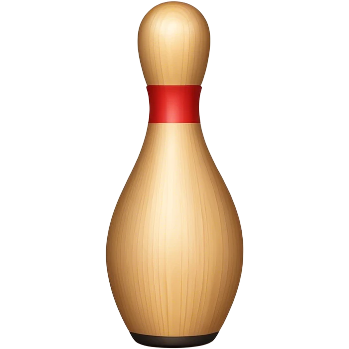 a bowling pin emoji