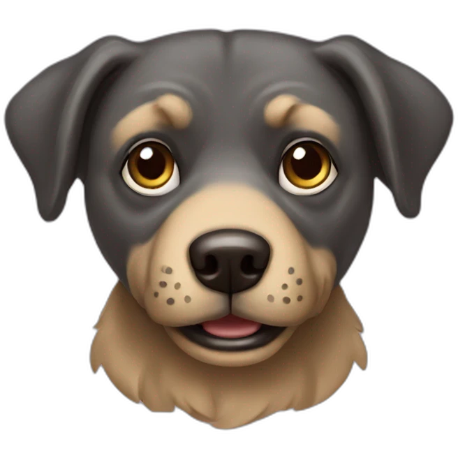 Cartoon turtledog  emoji