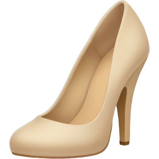 beige heels emoji