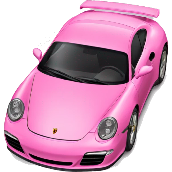 Pink Porsche  emoji