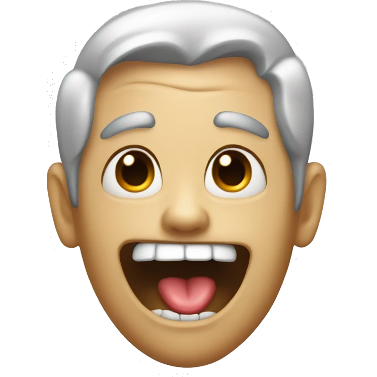 freaky person with tounge out emoji