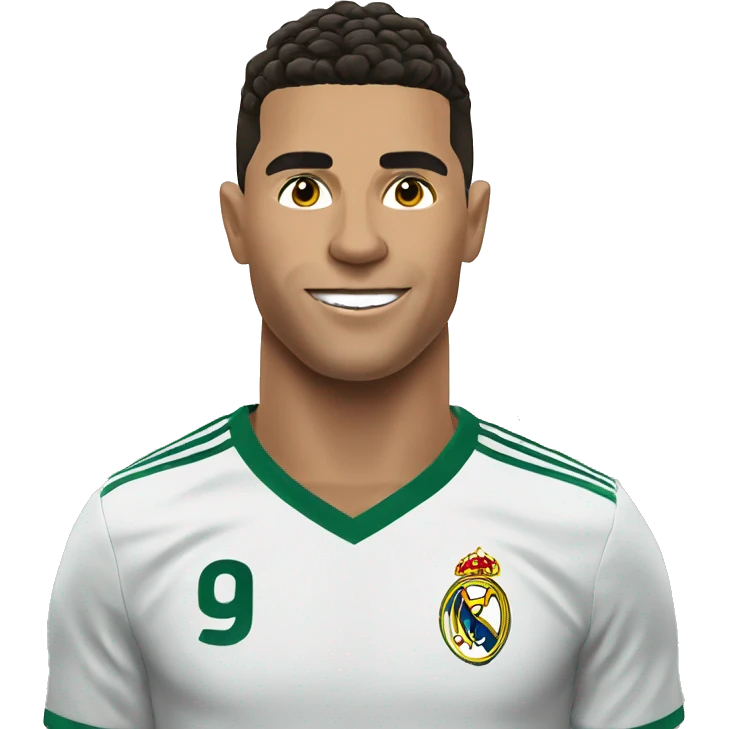 Ronaldo with 3 goals emoji