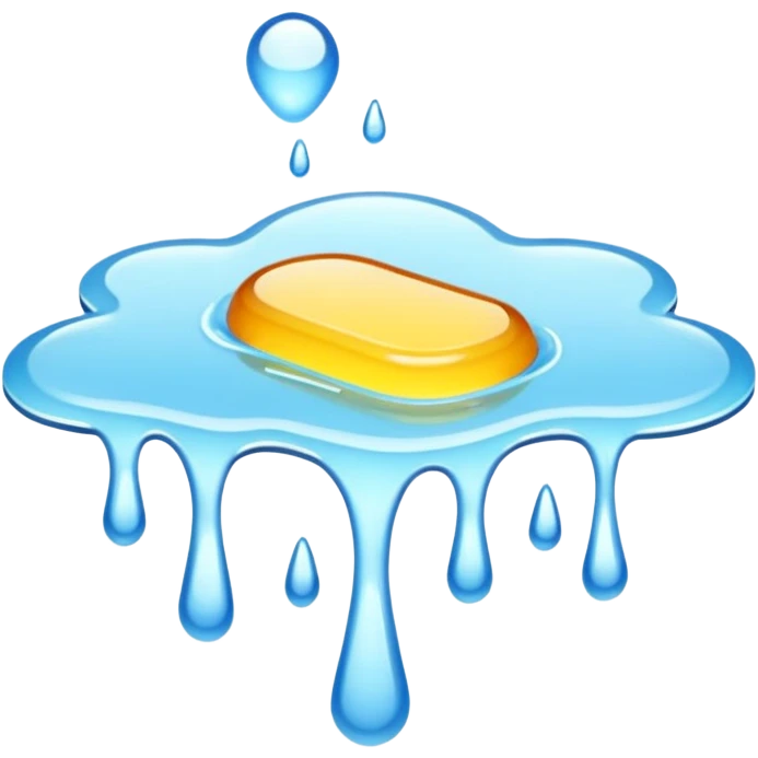 Glue in liquid emoji