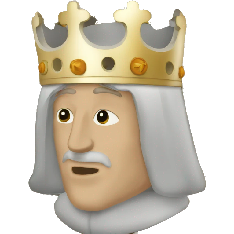 King baldwin IV with his mask emoji