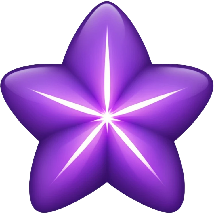 Purple void star that looks ethereal emoji