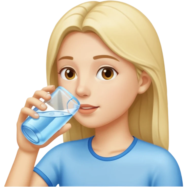 drinking water emoji