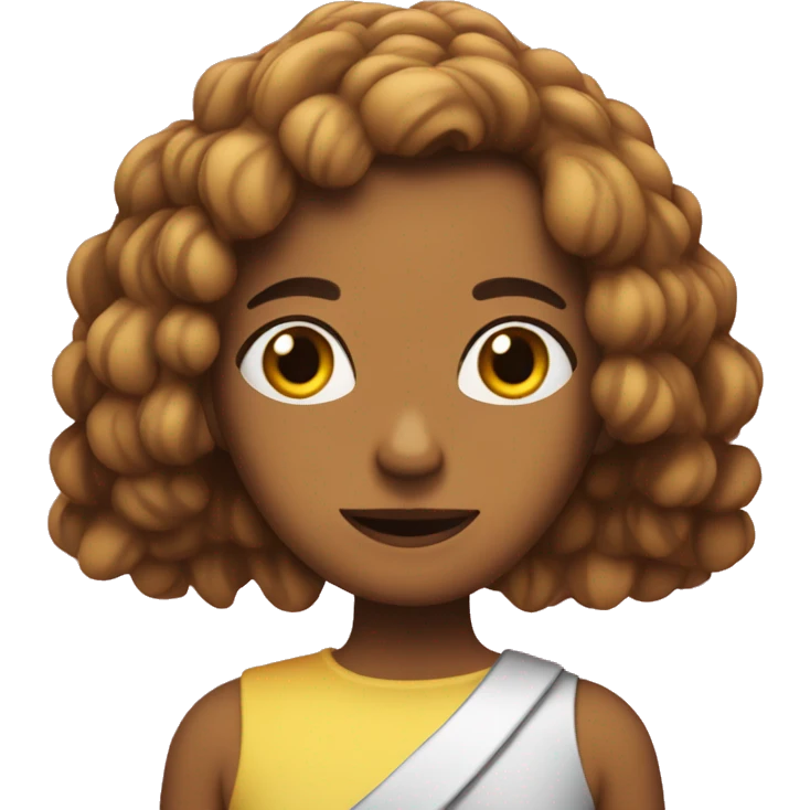 chica con pulgas emoji