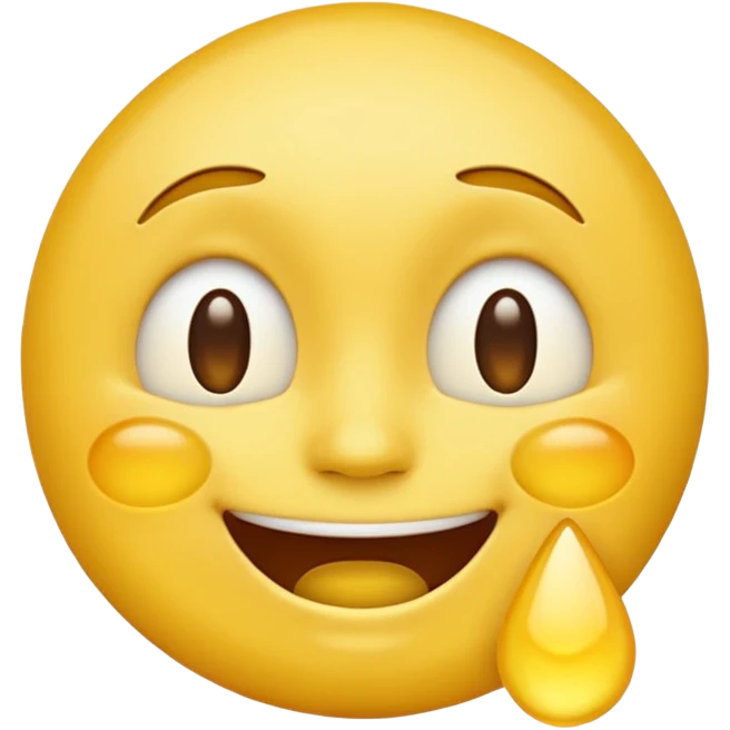 Laughing loud tear emoji yellow face emoji