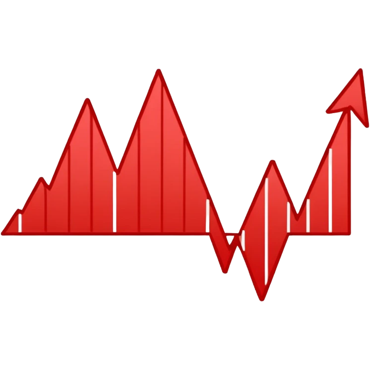 the economy line, falling down emoji