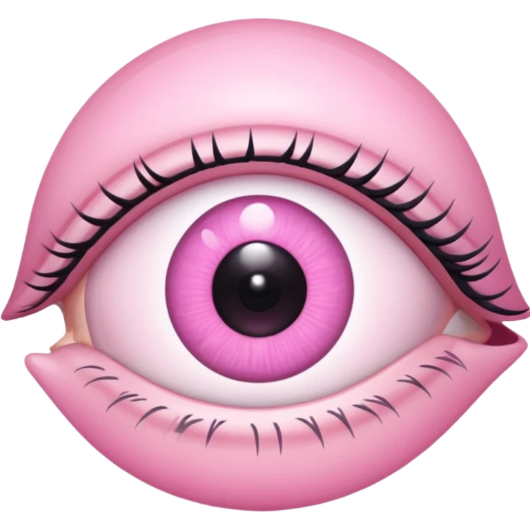 This Eye but pink emoji