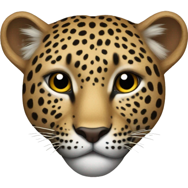 Leopard heart  emoji
