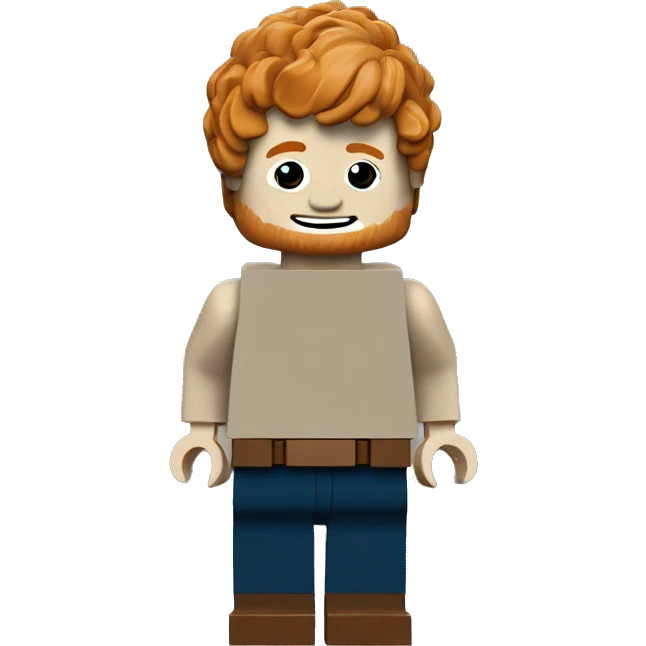 ED SHEERAN whole body lego emoji