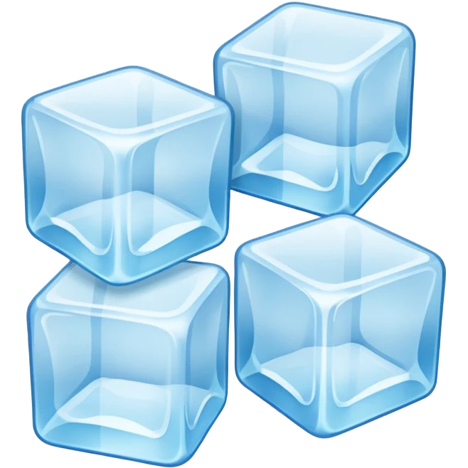 Frosty ice cubes  emoji