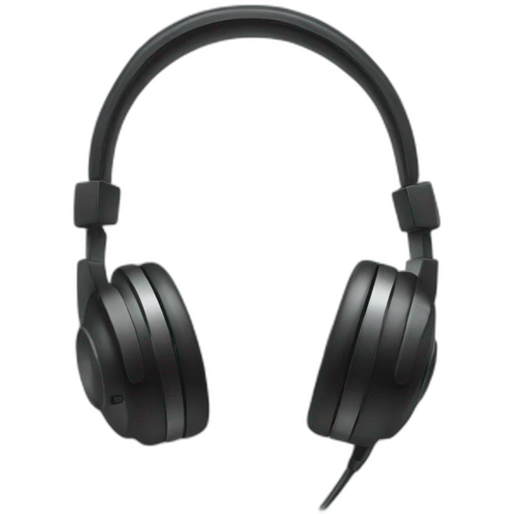 headphones with microphone emoji