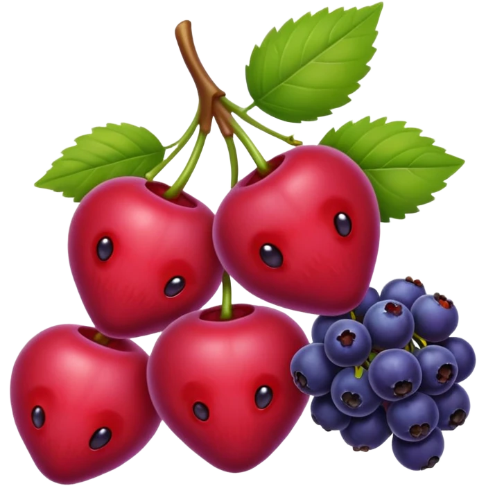 wild berries flavor  emoji