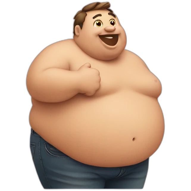 Fat emoji