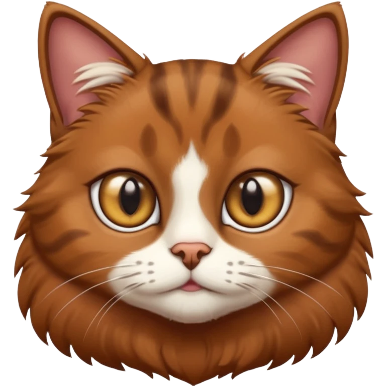 Estetic sticher brown cat emoji