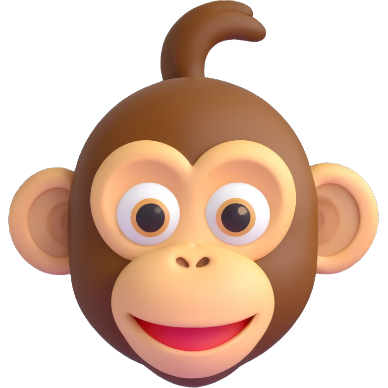 Monkey emoji