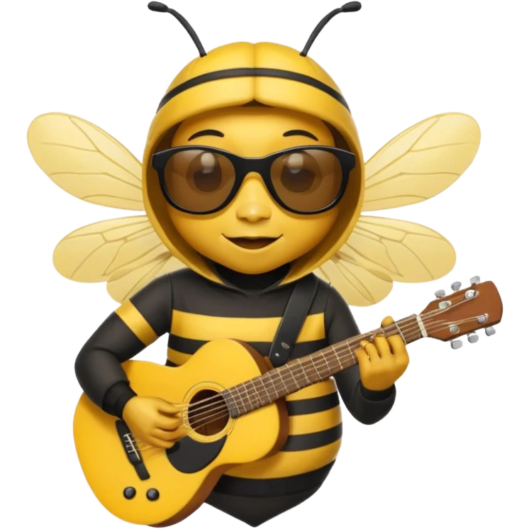 Musician Bee emoji