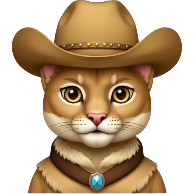 puma with cowboy hat emoji
