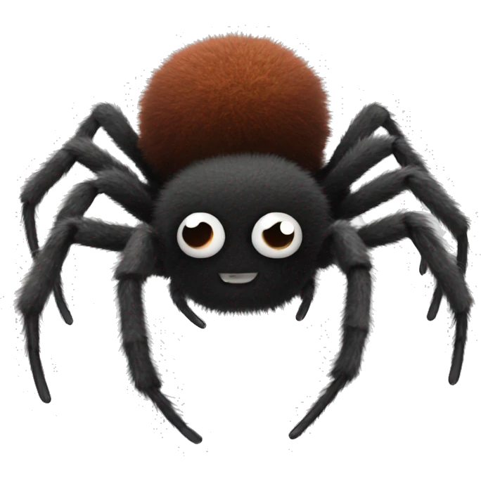 Fluffy spider emoji