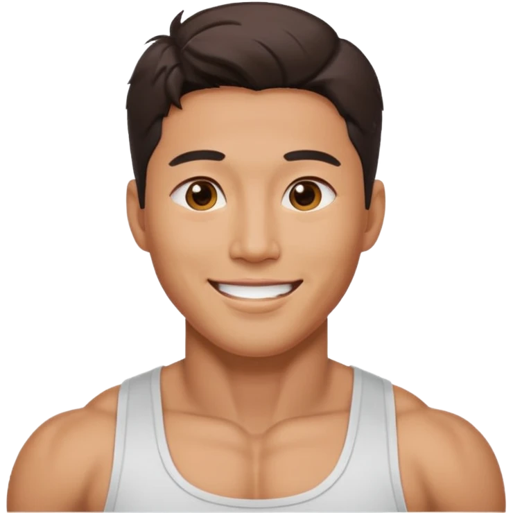 Koreli bir erkek ama çok yakışık lı ve kaslı emoji