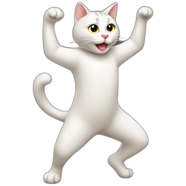Dancing cat emoji