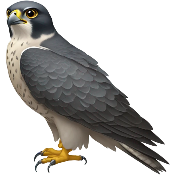 Perine falcon relaxing emoji