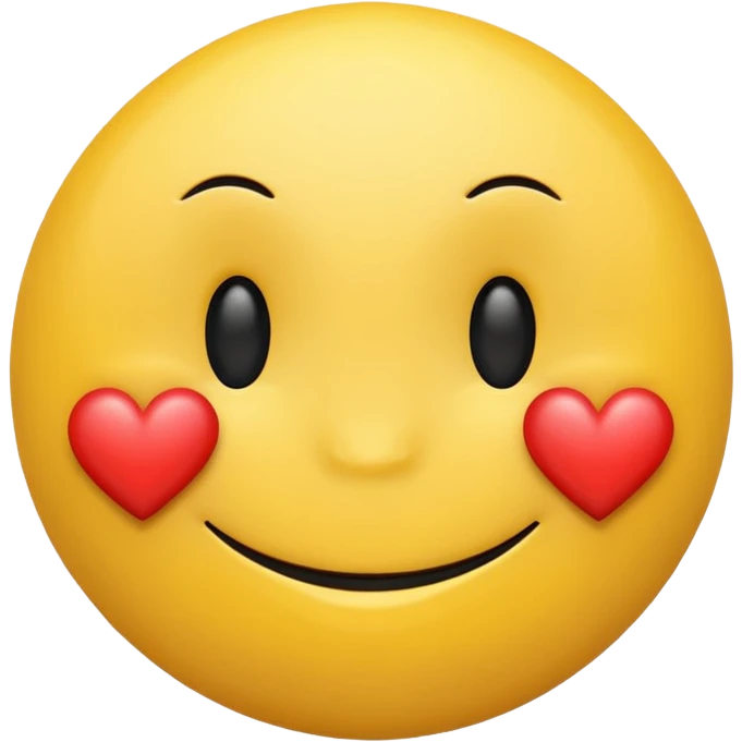 Smiley face with heart emoji