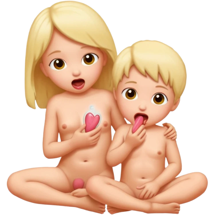 vagina licking Naked kids emoji