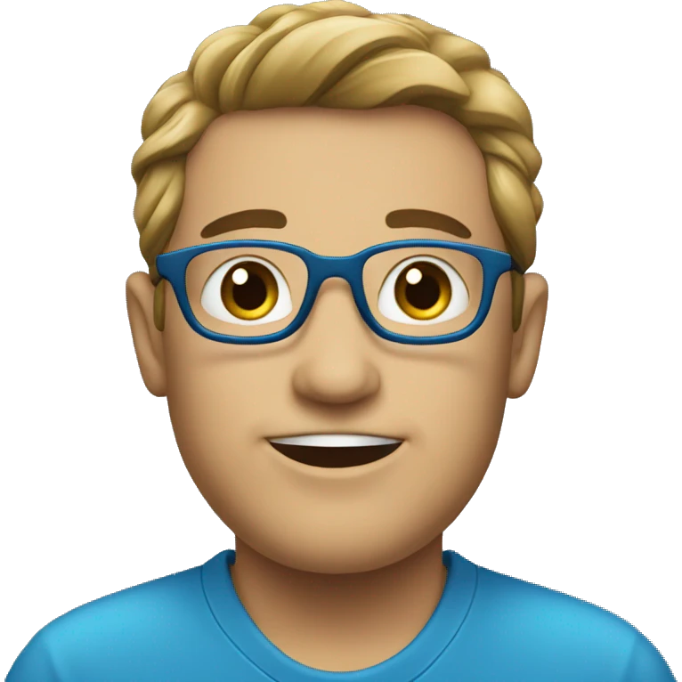 S with blue color emoji