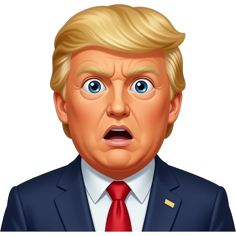 trump stock market crashing emoji