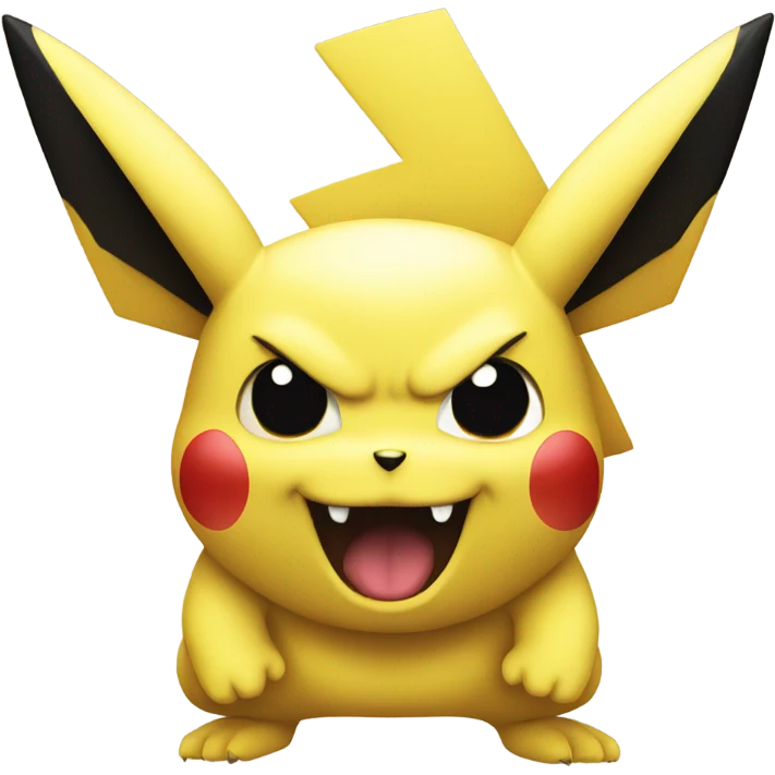Evil pikachu emoji
