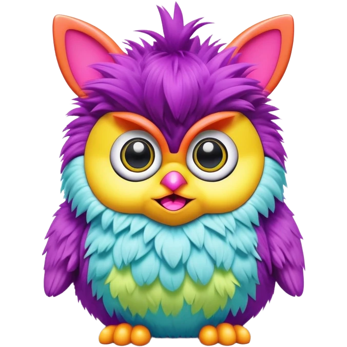 1st generation furby 1990’s emoji
